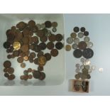 A Collection of Old Coins including George III 1817 & 1824 Shillings, Victorian 1842 Shilling,