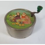 A Swiss Musical Box 'Handy Spandy Jack a dandy', working