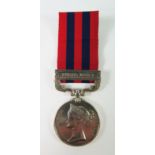 Victorian Indian General Service Medal with Burma 1885-7 Bar, engraved to 2125 Pte. W. Lee 2nd Bn.