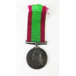 Victorian Afghanistan Medal 1878-79-80 engraved to 12BDE 365. PTE. W. TAYLOR 81ST. FOOT.