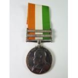 Edward VII South Africa Medal 1902, engraved to 3947 PTE. F. DELANEY. RL. IRISH FUS.