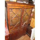 Mahogany Astragal Glazed Display Cabinet