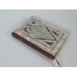 A Jerusalem Leather and Mother of Pearl Book of Red Letter Testament