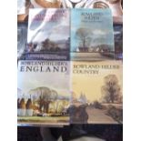 A Collection of Four Rowland Hilder Books, some signed and with Christmas card inserts 166.
