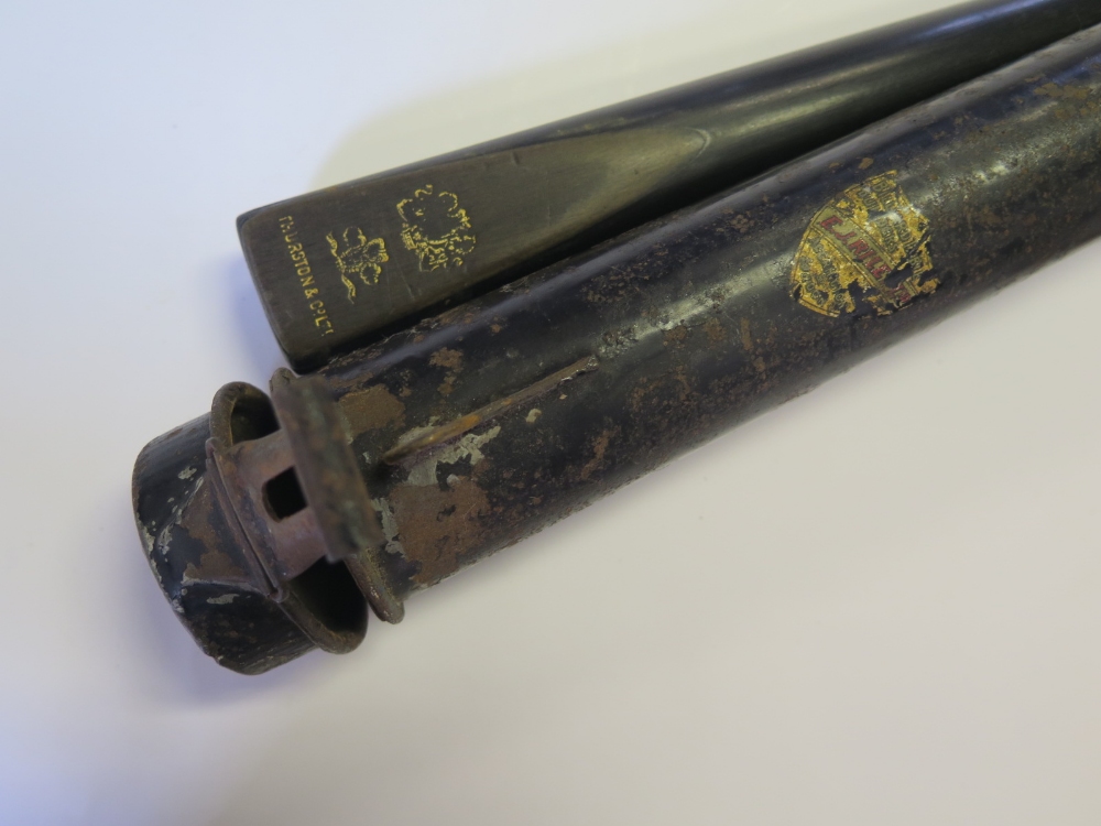 An Antique Thurston & Co. Ltd. Single Piece Billiard Cue (with the Royal and Prince of Wales - Image 2 of 2