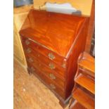 George III Mahogany Bureau