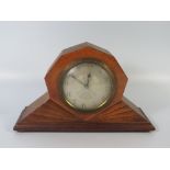 A Kendall and Dent Art Deco Mahogany Cased Mantle Clock