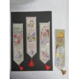 A Set of Four Cash's 'Alice' Lewis Carroll Bookmarks