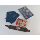 Wristwatch, Soccer Card Game and coin sets