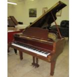 Yamaha (c1989)
A 5ft 6in Model G2 grand piano in a bright mahogany case,