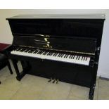 Yamaha (c1968)
A Model U1 factory rebuilt upright piano in a bright ebonised case.