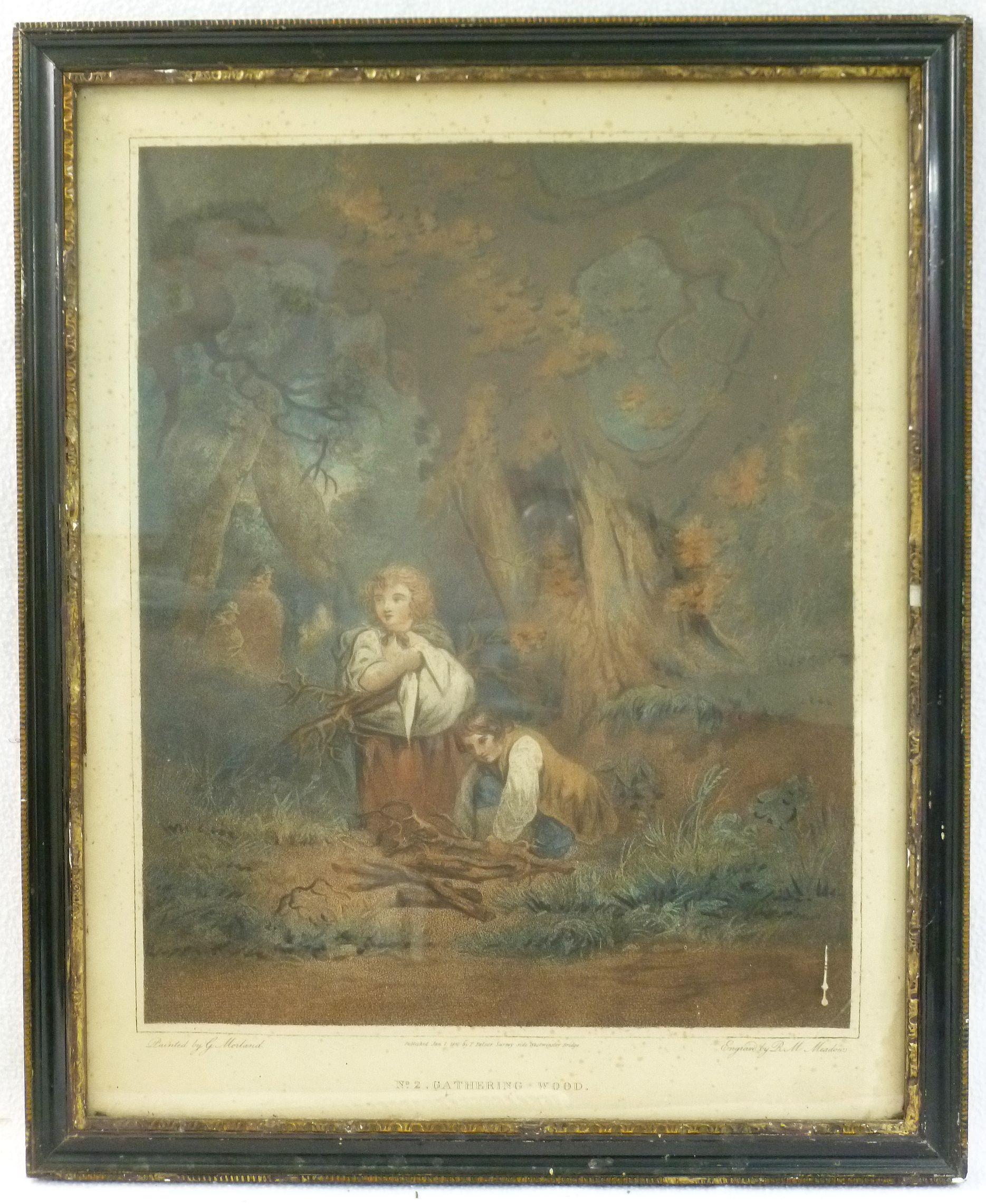 Three 19th century colour prints after the originals by George Moorland (1763-1804), entitled 'No. - Image 4 of 8