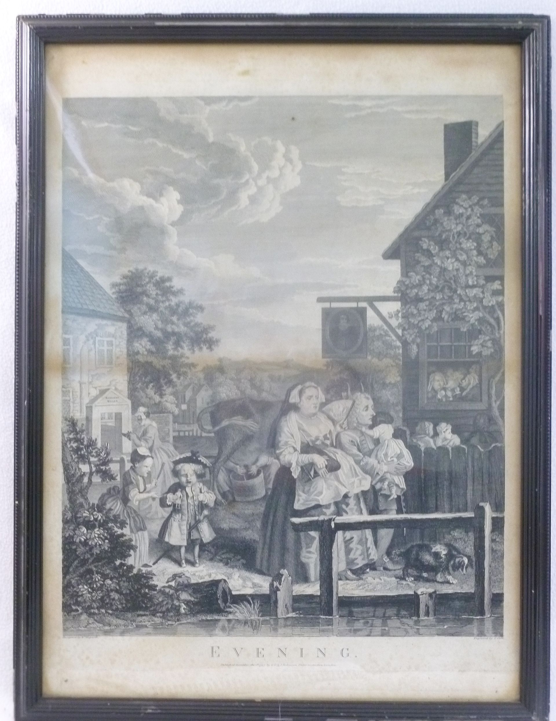 A set of four engravings after the originals by William Hogarth (1697-1764) and engraved by T Cook, - Image 3 of 8