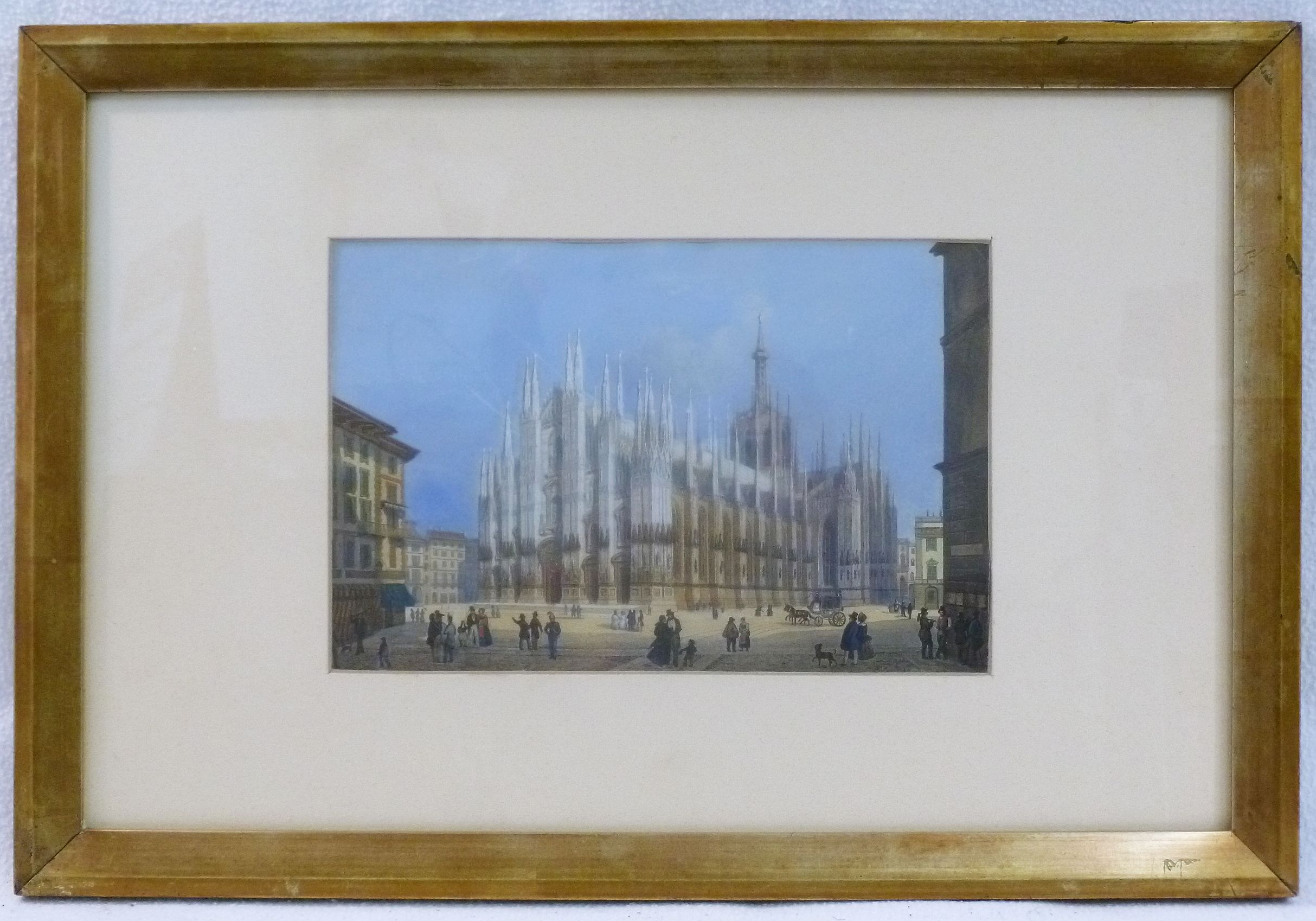 Two hand coloured mezzotints of St. Marks cathedral Venice and St. - Image 2 of 4