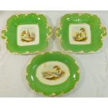 Three pieces of H & R Daniel porcelain,