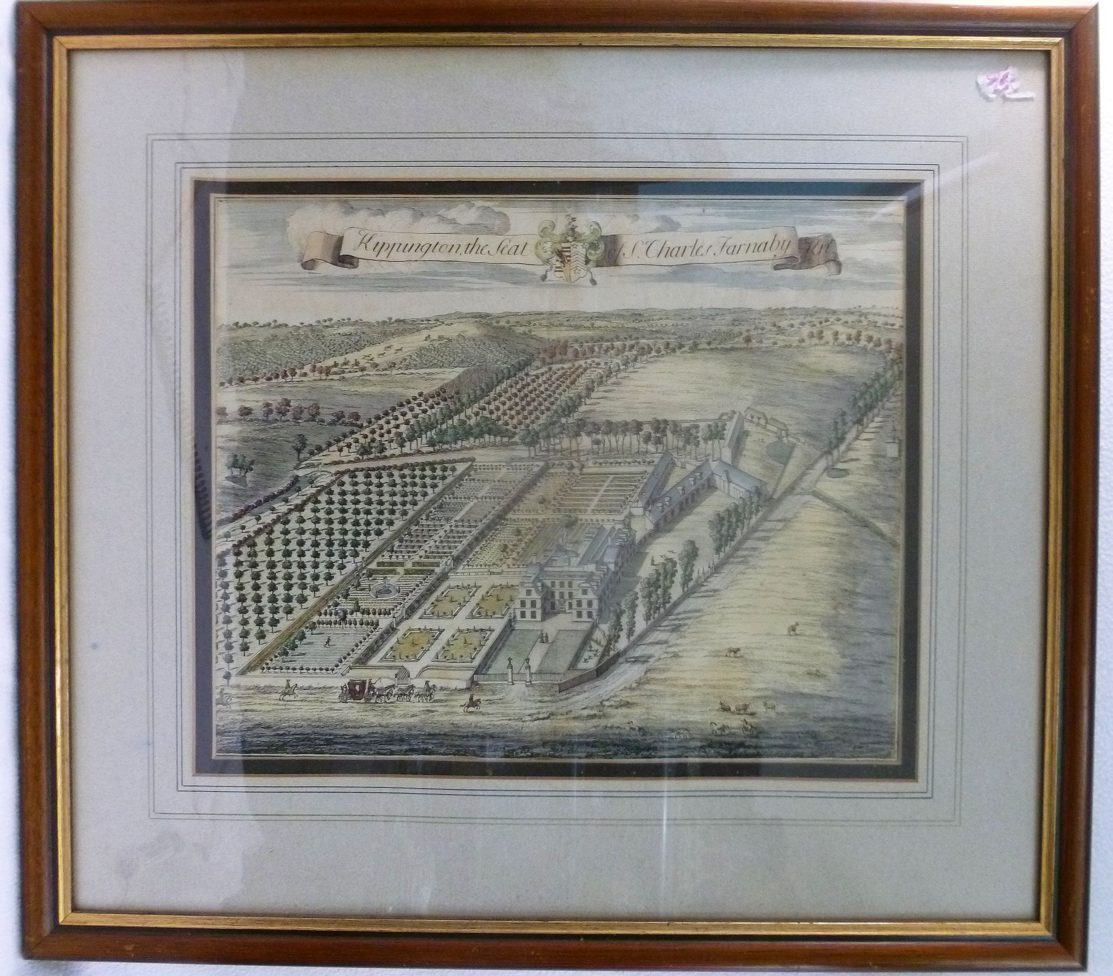 An 18th century engraving after the original by Thomas Badeslade (fl 1719-1742), - Image 2 of 4