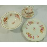 A quantity of H & R Daniel porcelain second gadroon shape, pattern no.