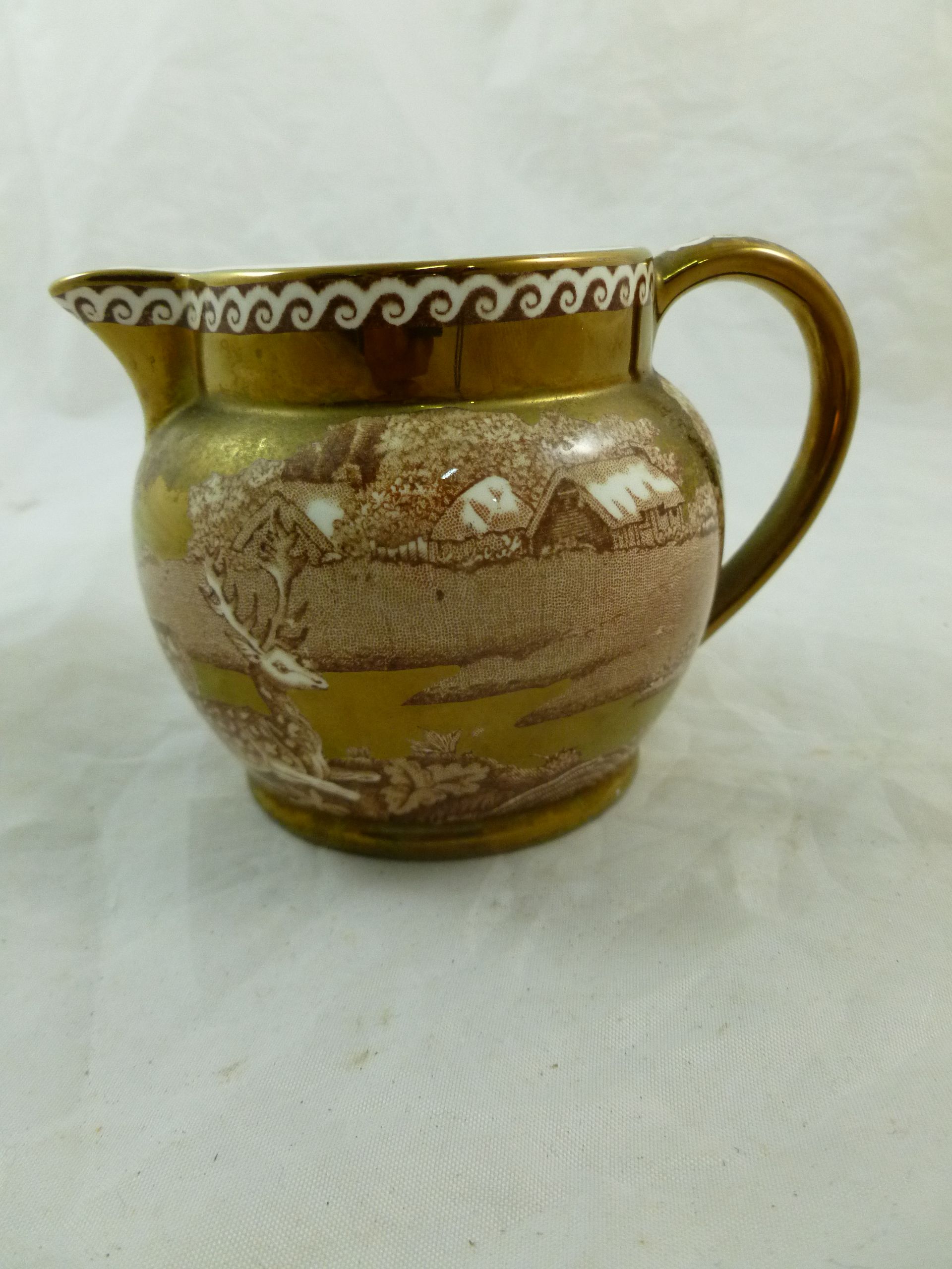 A collection of six 18th century and 19th century ceramic cream jugs including a Newhall style - Image 15 of 15