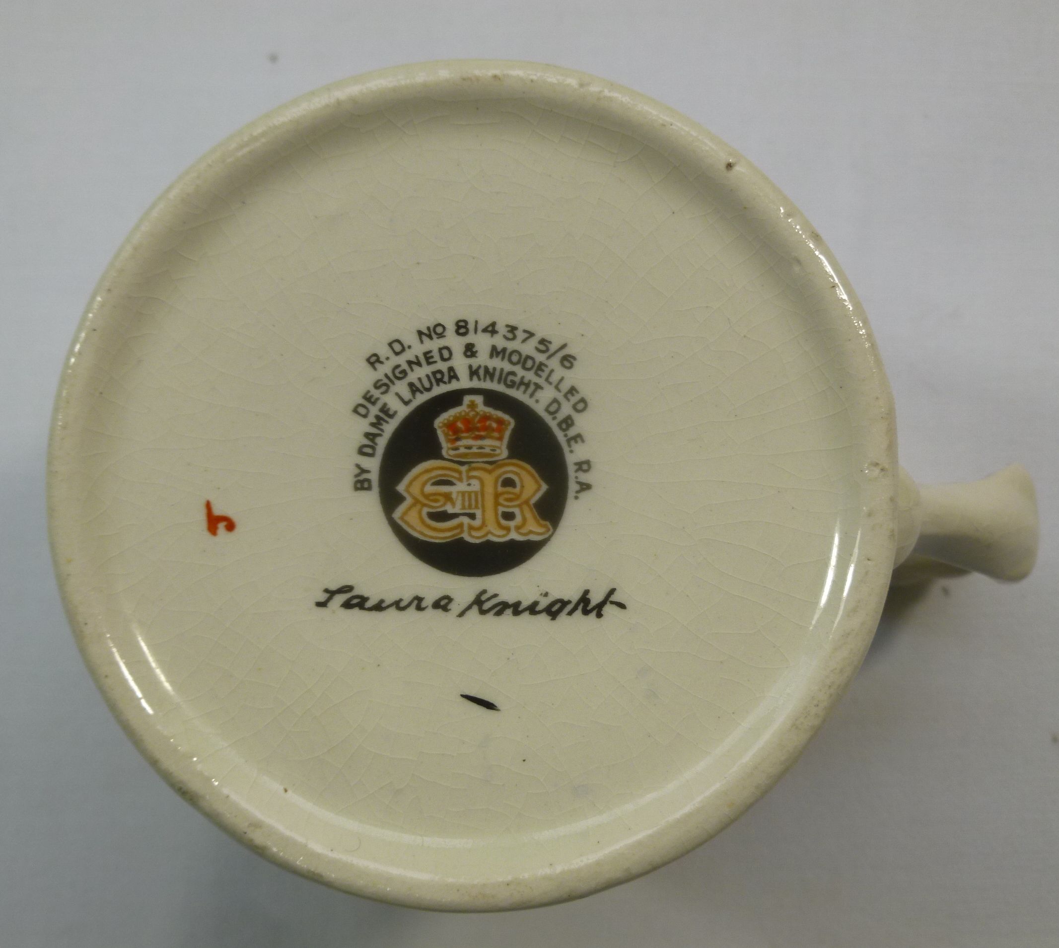 A Dame Laura Knight Edward VIII coronation mug, 8. - Image 2 of 2