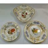 Two pieces of H & R Daniel porcelain,