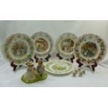 Royal Doulton Brambly Hedge items comprised of a group entitled 'Bride and Groom', 10.