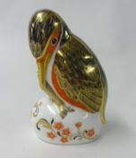 Royal Crown Derby paperweight Kingfisher height 11cm