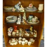 A quantity of various China wares including Royal Albert Old Country Roses tea wares modern