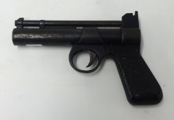 A Webley air pistol