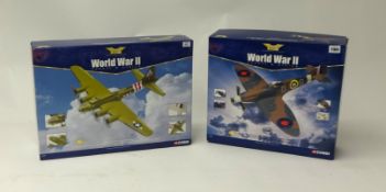 Corgi Aviation Archive - 2 models including Supermarine Spitfire and Bowing B17F scale 1:32 and 1: