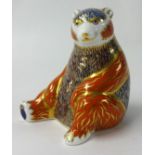 Royal Crown Derby paperweight, bear height 11cm