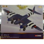 Corgi Aviation Archive a model of D-Day 60th Anniversary DH Mosquito scale 1:32 (one model).