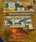 Marklin Mini Club model train set, Z gauge and other accessories wagons etc.