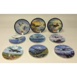 Approx. 21 various collectors plates including Royal Worcester limited edition Hero's of the Sky