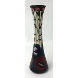 MOORCROFT - a Macintosh patterned vase, designed by Rachel Bishop, 365/12, height 31cm, complete