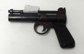 A Webley junior MK1 pistol, post war, calibre 0.177 Serial No 893