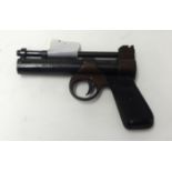 A Webley junior MK1 pistol, post war, calibre 0.177 Serial No 893