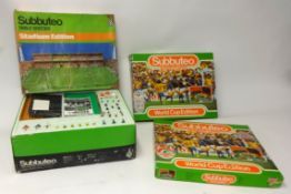 SUBBUTEO a collection including a 1979 2nd edition stadium set complete, with 2 extra dug outs and