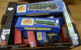 Hornby Dublo boxed loco, 'Bristol Castle, and diesel electric loco and various boxed rolling stock