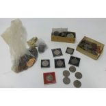 A quantity of general 20th century coins including an unopened packet of half pennies, also