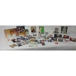 Collection of over 50 autographed pictures including Lee Evans, Alfie Bo, Pixie Lott etc.