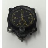 A German aircraft chronometer clock possibly by Junghans.