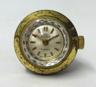 A small 'sputnik' style ladies fob watch.