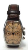 FRANK MULLER CASABLANCA a fine gents chronograph wrist watch, the back plate stamped 5850 C CC, CASE