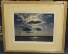 RICHARD LANNOWE HALL (St Ives) signed artist proof print, 'Looking to Helford', 24cm x 33cm.