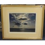 RICHARD LANNOWE HALL (St Ives) signed artist proof print, 'Looking to Helford', 24cm x 33cm.