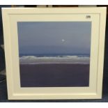 JOHN MILLER, two limited edition prints, Porthmeer Surf and Sennen Moonlight', 39cm x 39cm.