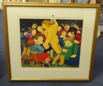 BERYL COOK (1926-2008) a signed silkscreen 'Ladies Night', No 230/300.