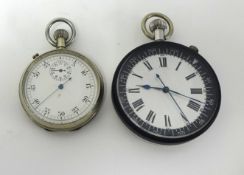 Two military pocket watches.