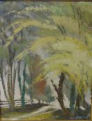 4 pictures including SALME UTSAL - Canadian artist, oil on board, 'Weeping Willow', circa 1960s,