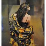 ROBERT LENKIEWICZ (1941-2002) 'Karen with Bronze Shawl' limited edition signed print no 461/500,